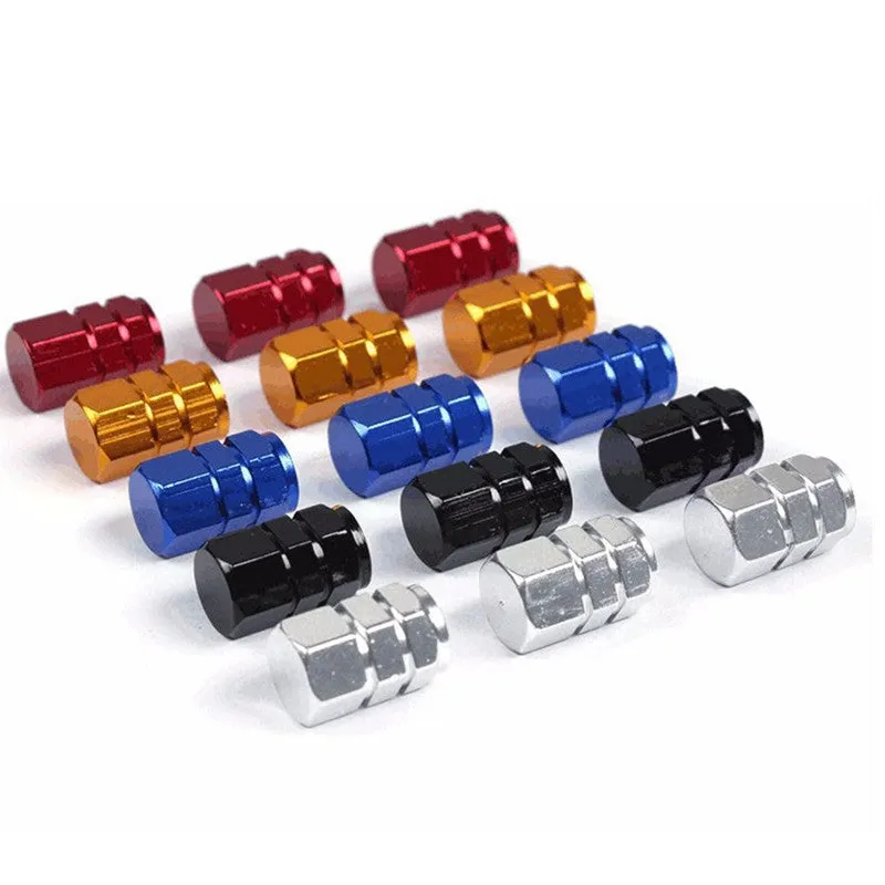 * DSYCAR 4pcs/lot Bike Motorcycle Car Tires Wheel Valve Cap Dust Cover Car Styling for Fiat Audi Ford Bmw lada Jeep Honda Toyota