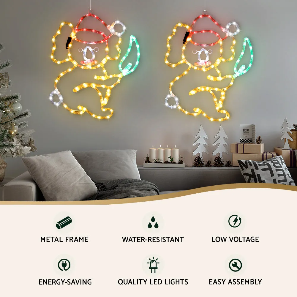 0.48M Christmas Lights Motif 216 LED Rope Light Outdoor Decoration