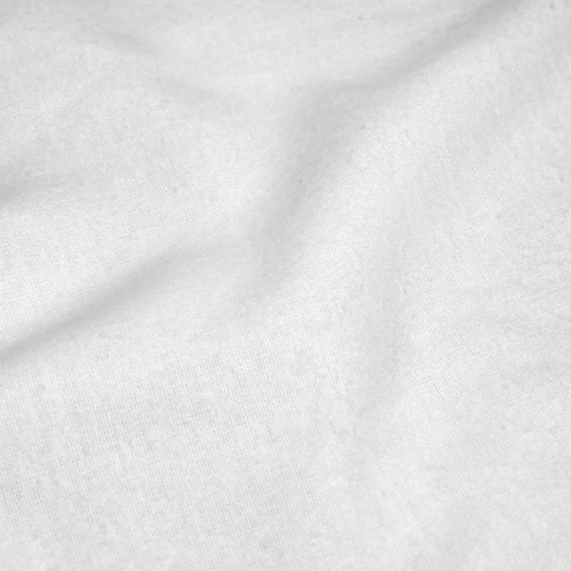 100% Brushed Cotton 28cm Fitted Bed Sheet by Fusion in White