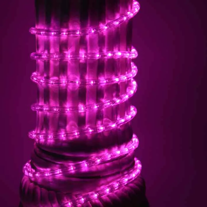 1/2" Pink LED Rope Lights