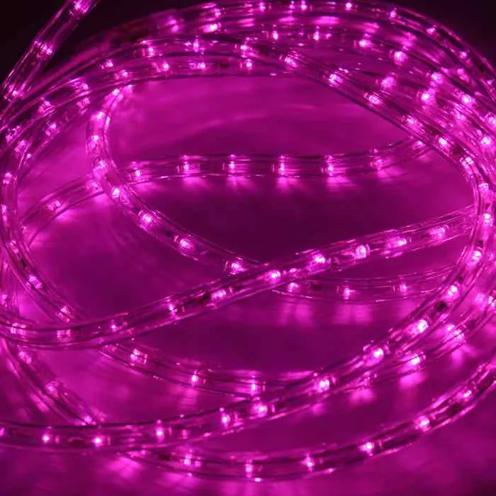 1/2" Pink LED Rope Lights