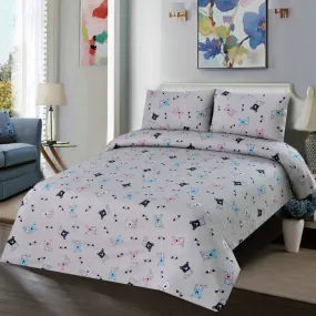 3 PCs Bed Sheet -DB059