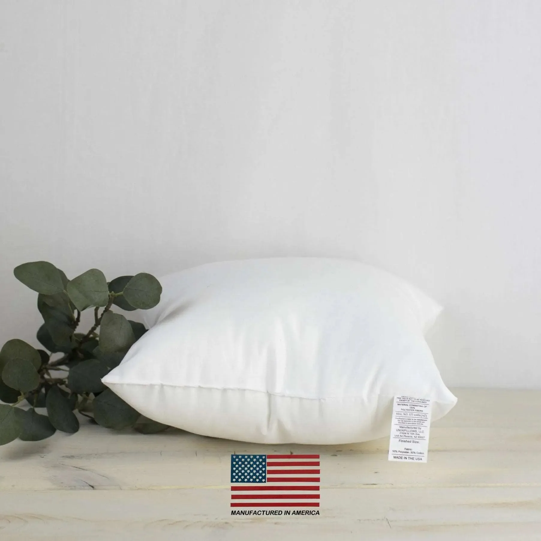 34x34 | Indoor Outdoor Hypoallergenic Polyester Pillow Insert | Quality Insert | Pillow Inners | Throw Pillow Insert | Square Pillow Inserts