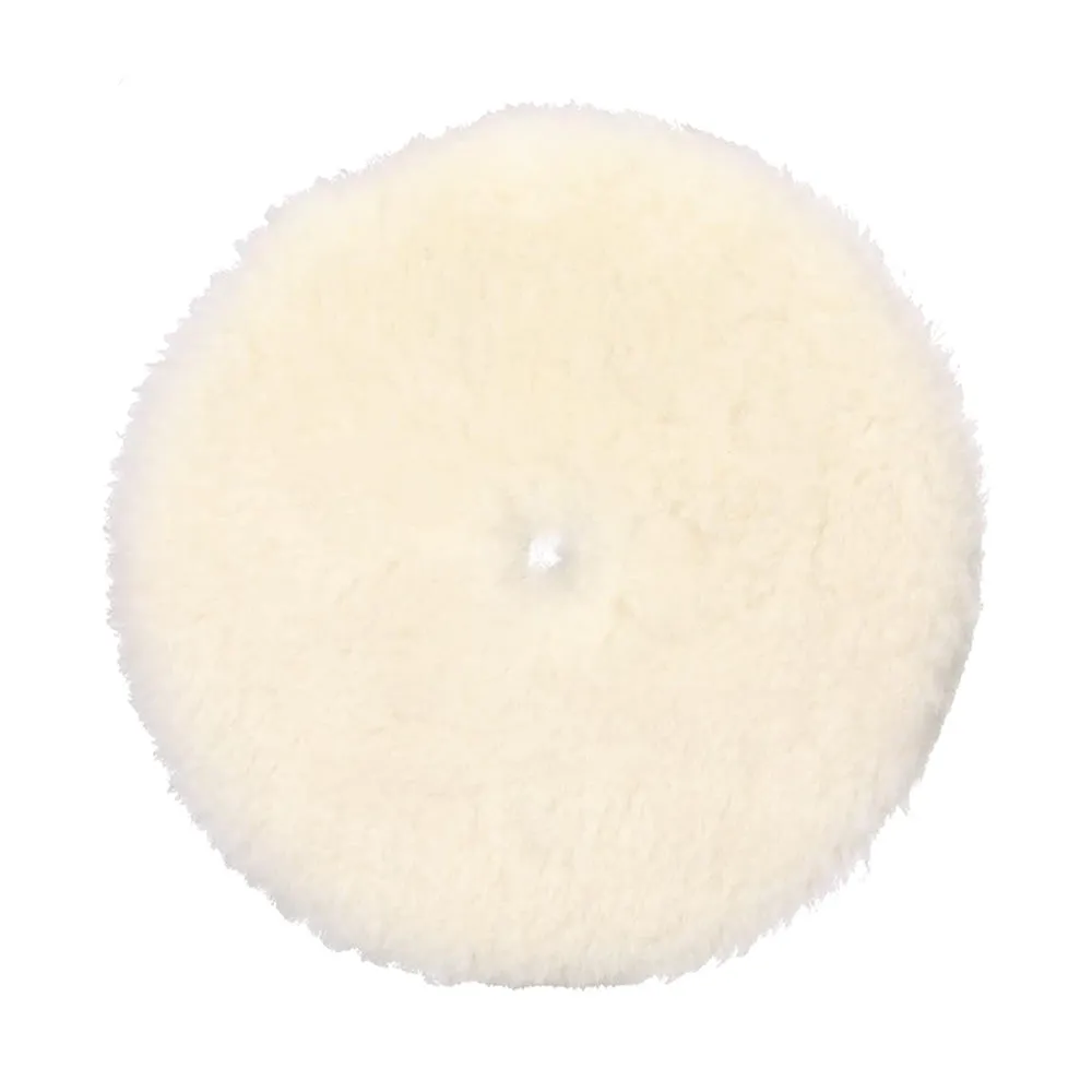 3M 34121 Perfect It Random Orbital Medium Wool Pads 5"/130mm White x 2 Pack