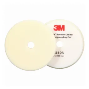 3M Perfect-It 34126 Foam White Compounding Pad 150mm x 2 Pack