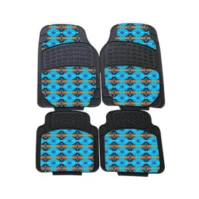 4PC Car Mat Set - Southwest Design