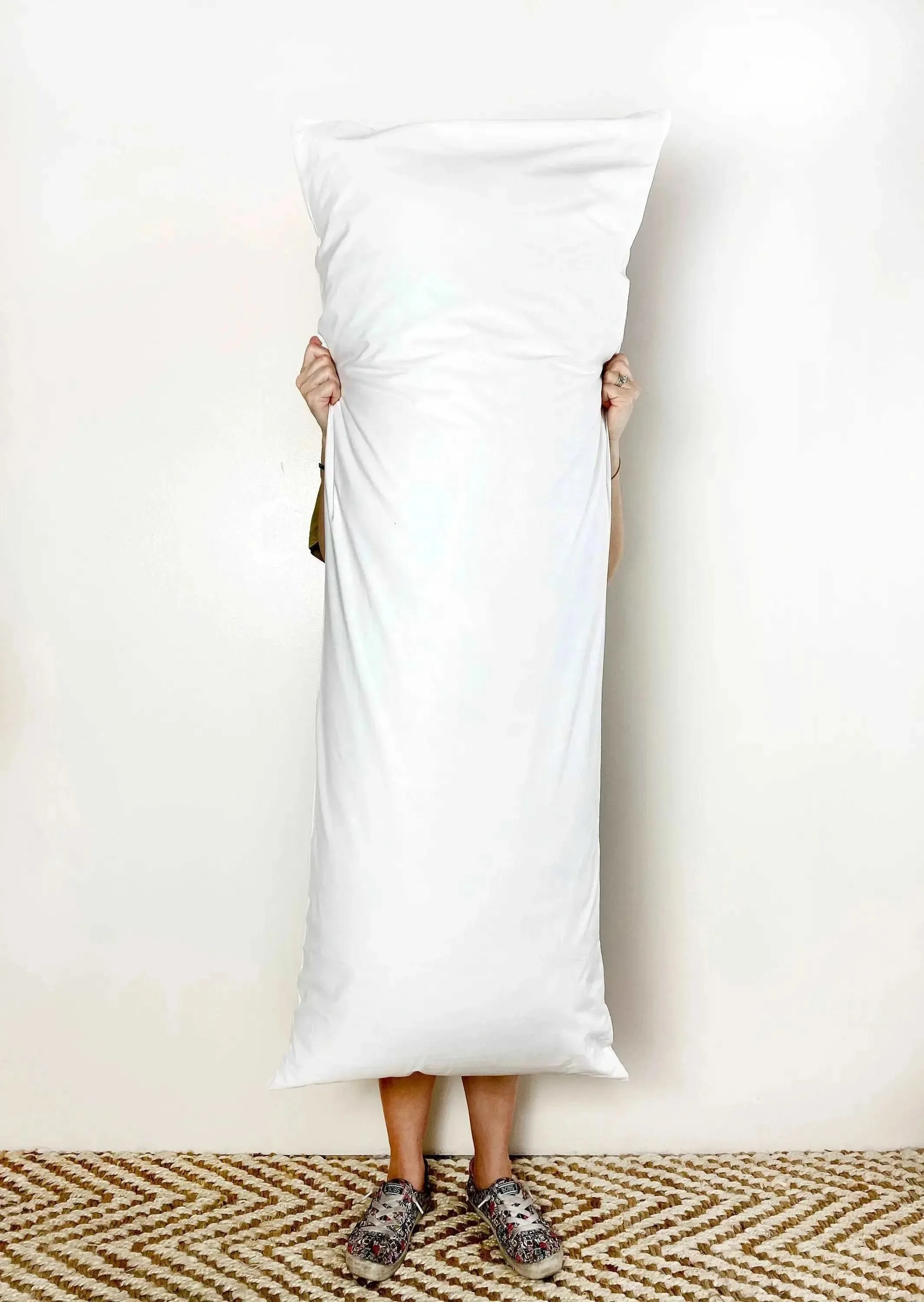 54”x 20” 100% Cotton Down Alternative Body Pillow