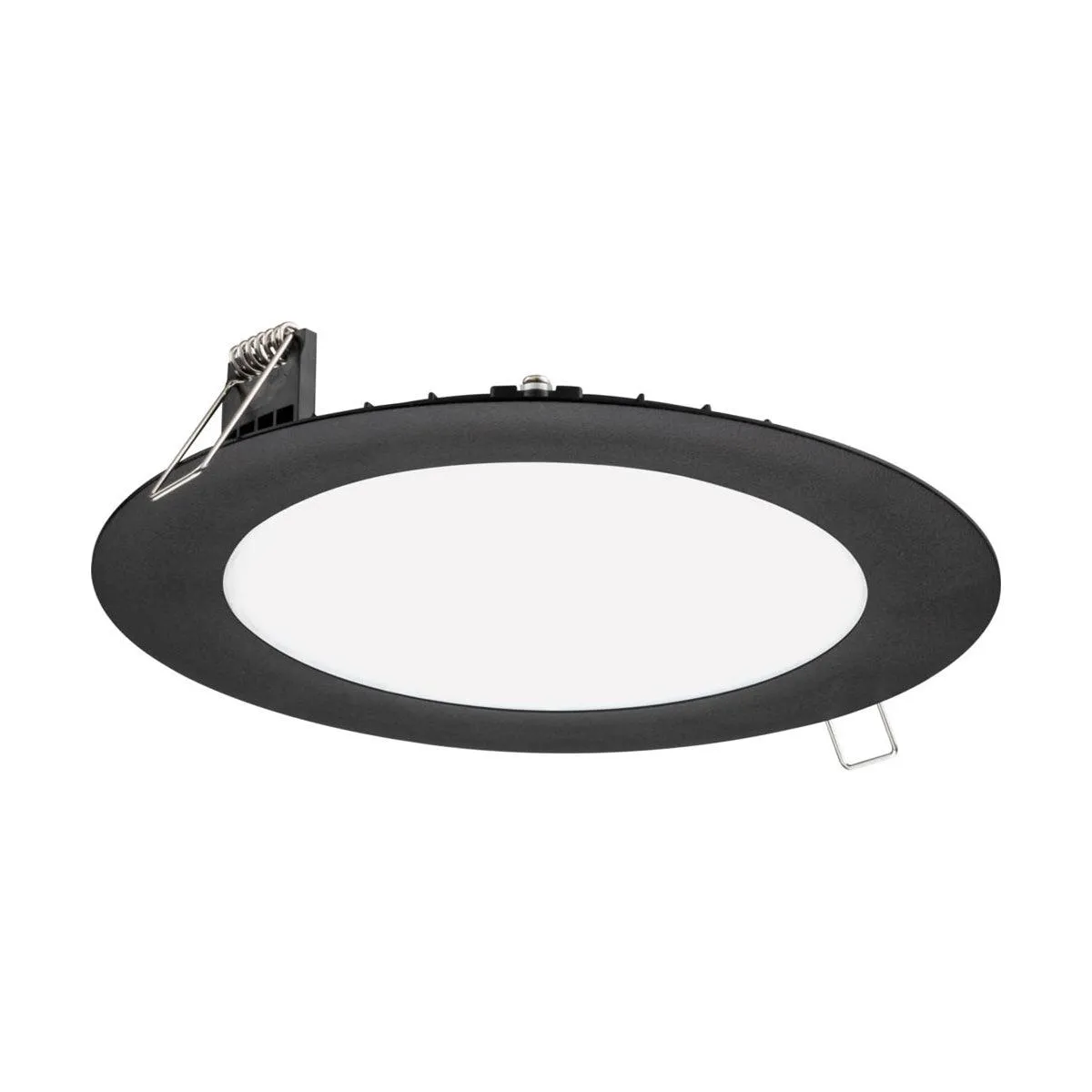 6" Wafer Ultra-Thin LED Recessed Light, 13 Watts, 1000 Lumens, Selectable CCT, Black Finish