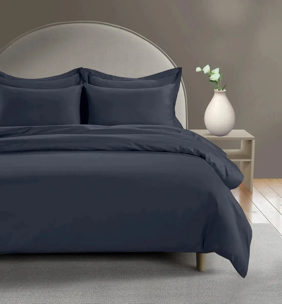 800 Thread Count Egyptian Cotton Grand Splendour LUXE Graphite Grey Bedding Set