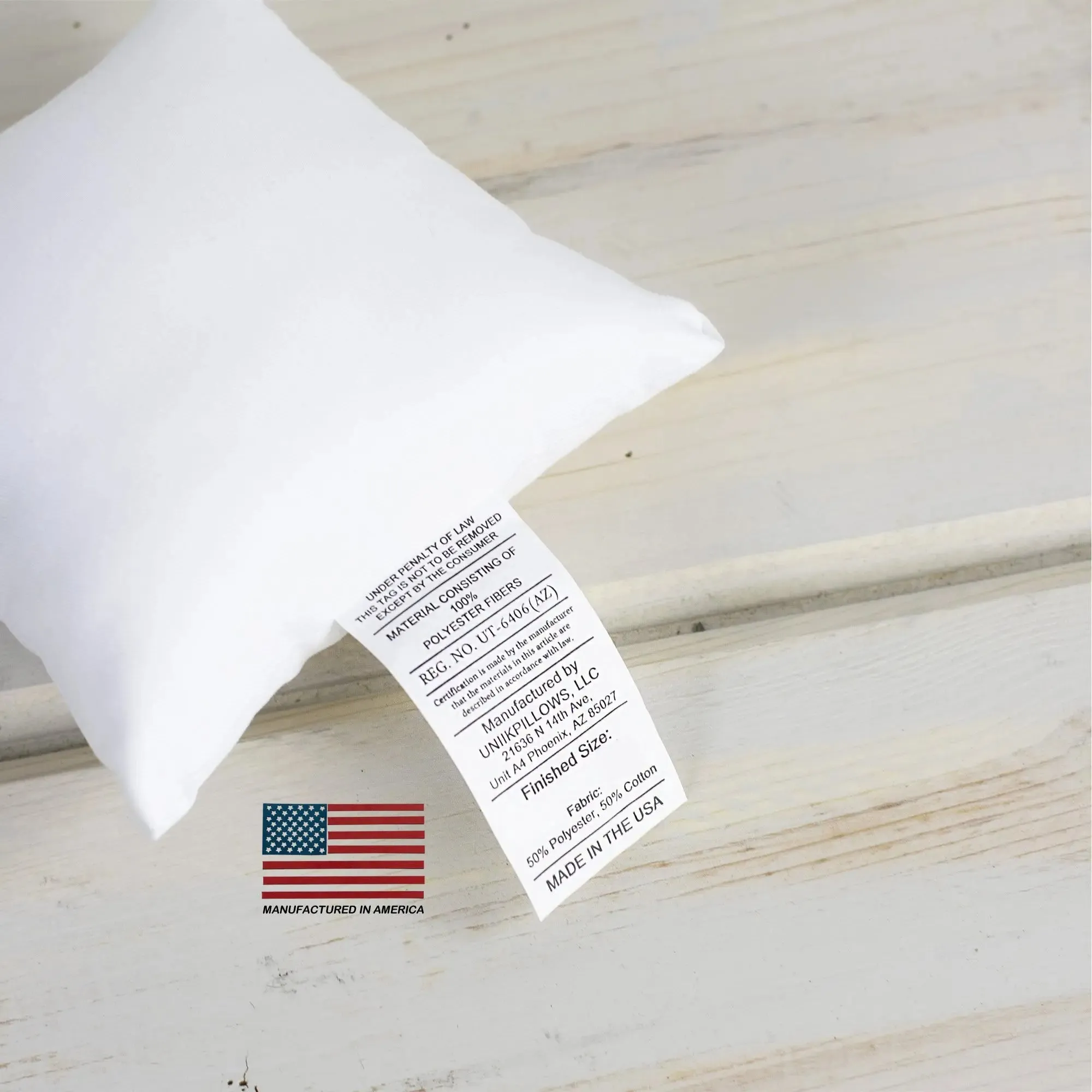 9x9 | Indoor Outdoor Hypoallergenic Polyester Pillow Insert | Quality Insert | Pillow Inners | Throw Pillow Insert | Square Pillow Inserts