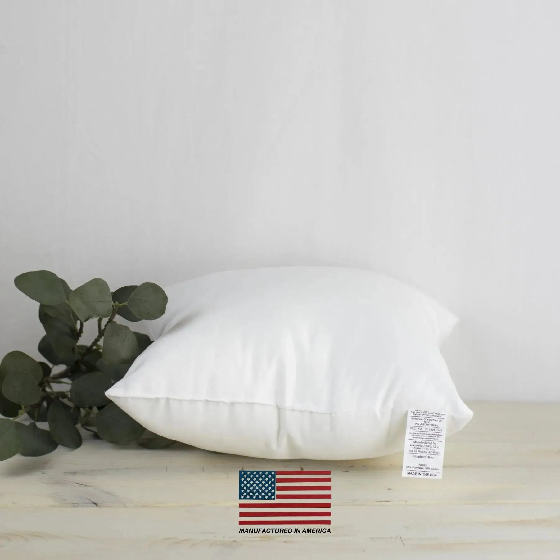 9x9 | Indoor Outdoor Hypoallergenic Polyester Pillow Insert | Quality Insert | Pillow Inners | Throw Pillow Insert | Square Pillow Inserts