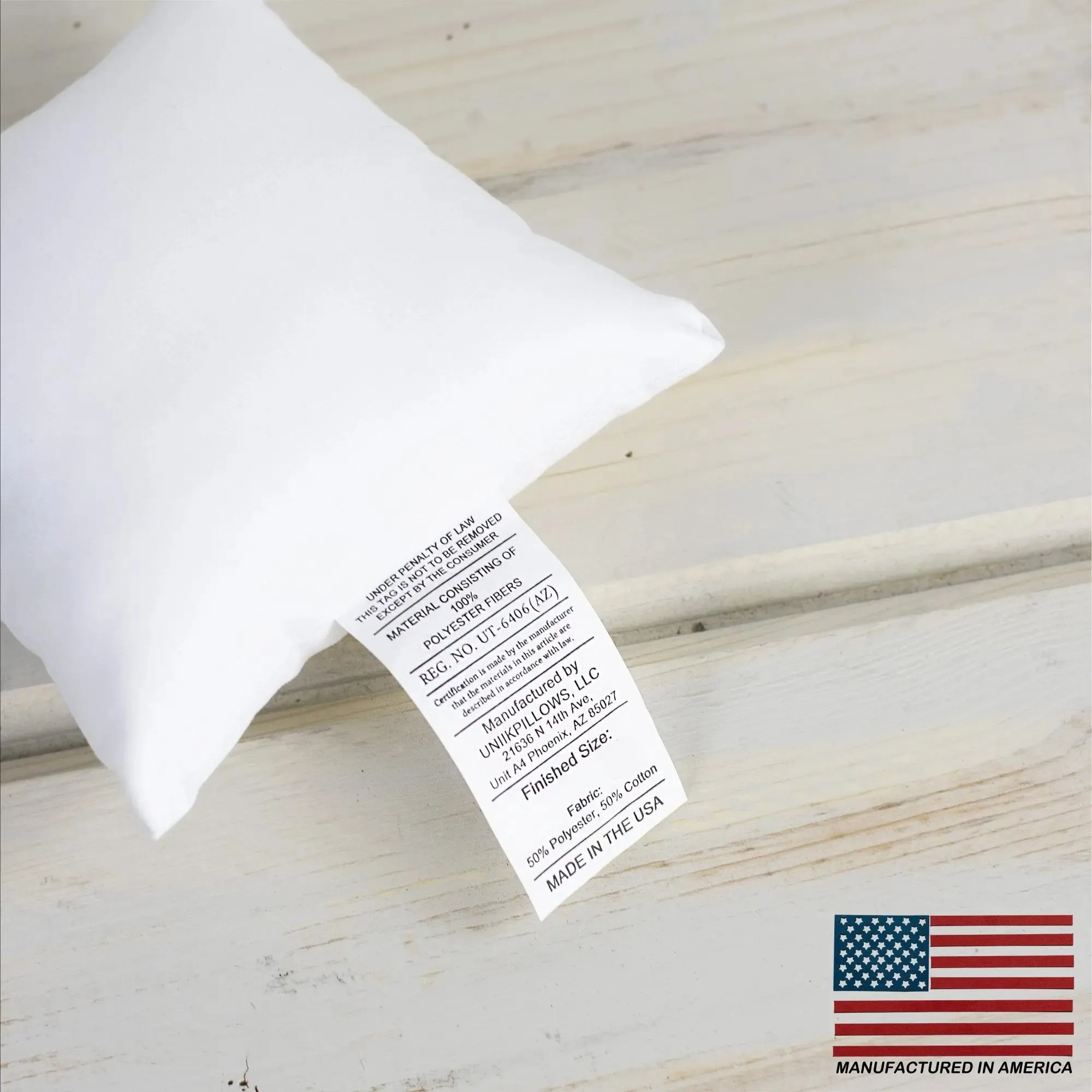 9x9 | Square Angel Hair Insert | Indoor Outdoor Down Alternative Hypoallergenic Pillow Insert | Quality Insert | Premium Insert