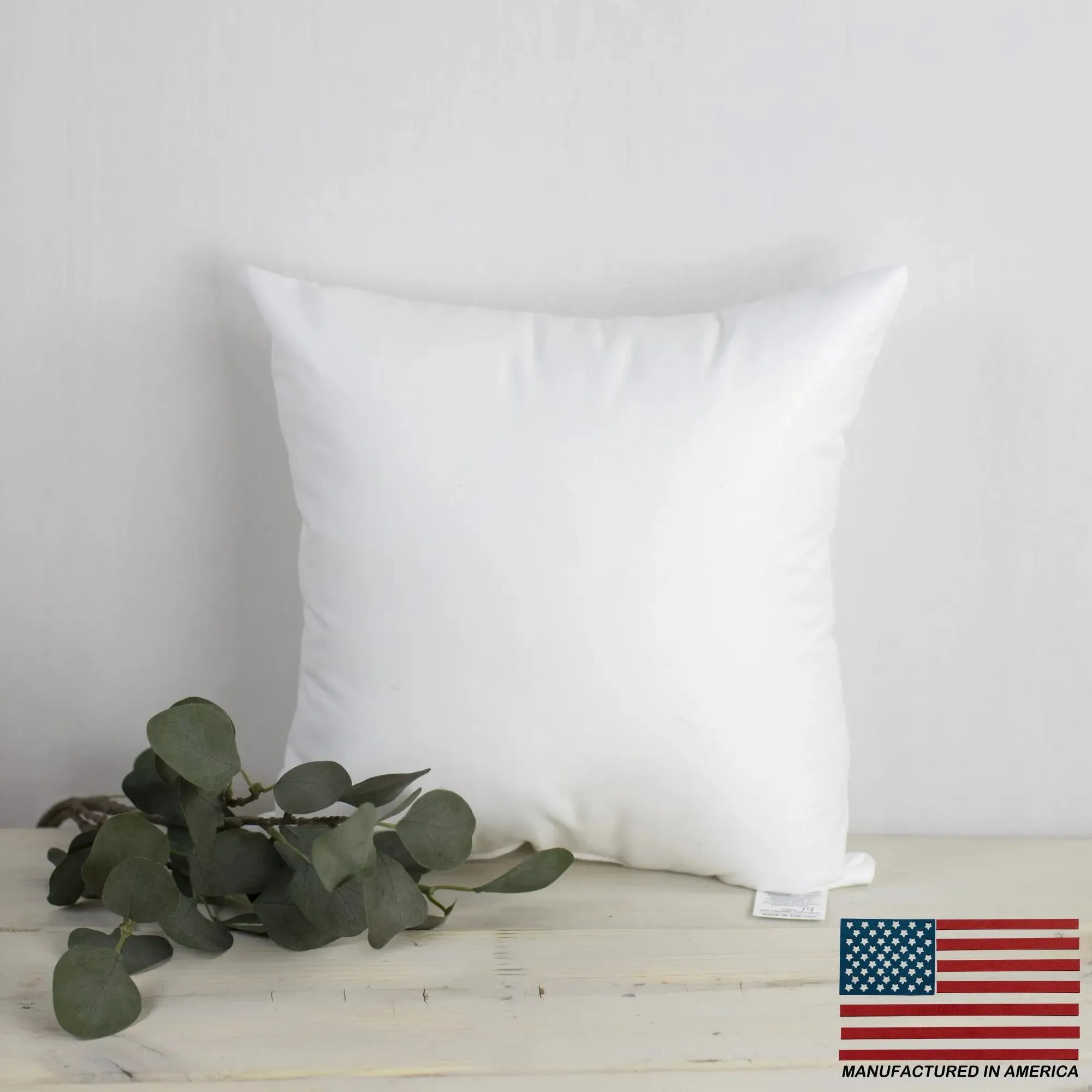 9x9 | Square Angel Hair Insert | Indoor Outdoor Down Alternative Hypoallergenic Pillow Insert | Quality Insert | Premium Insert