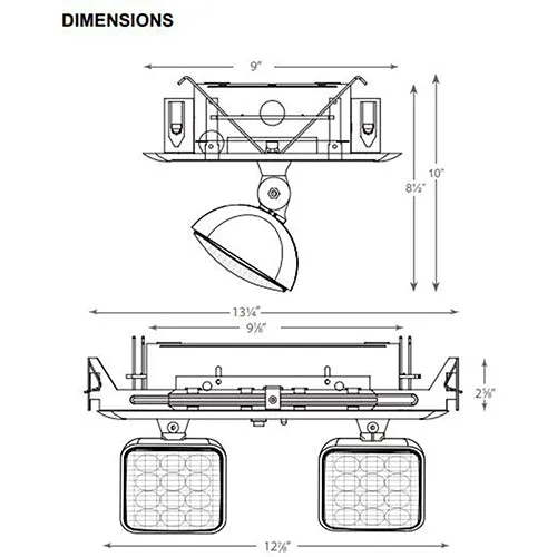 Advantage Environmental Lighting EMR5 Recessed LED Emergency Unit