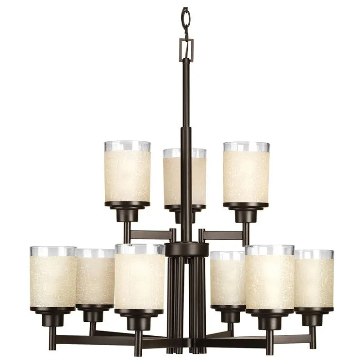 Alexa Nine-Light, Two-Tier Chandelier