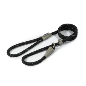 Ancol Viva Rope Slip Reflective Black 1.2m x 12mm