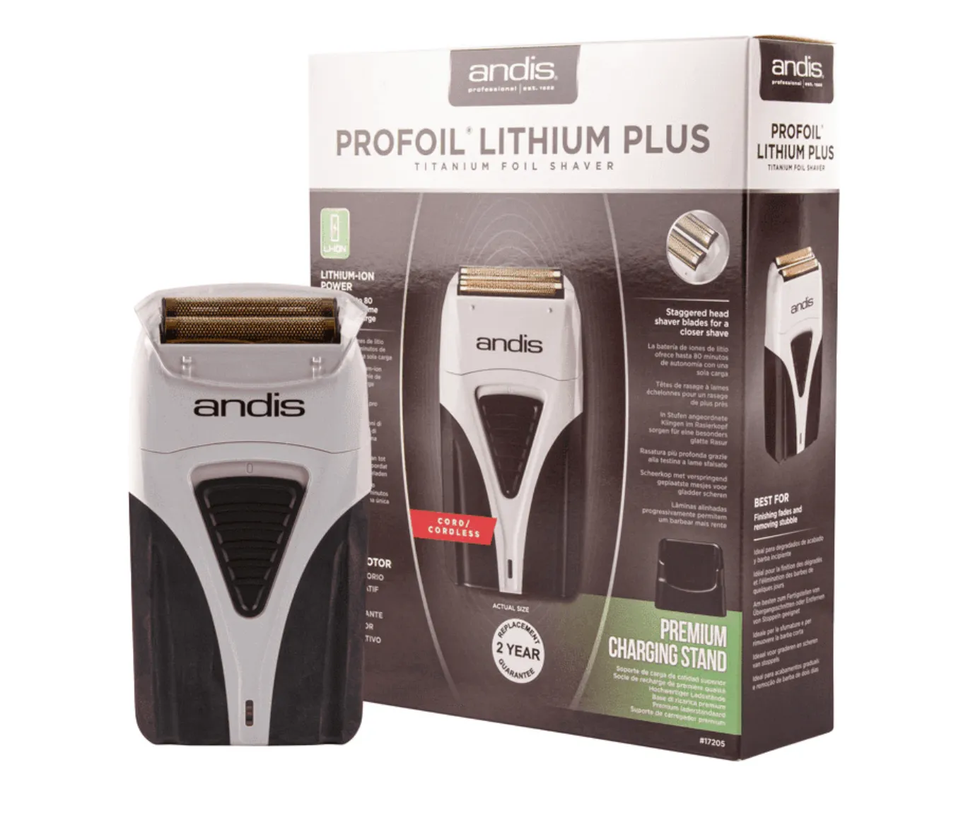 Andis Profoil TS-2 Lithium Plus Titanium Foil Shaver