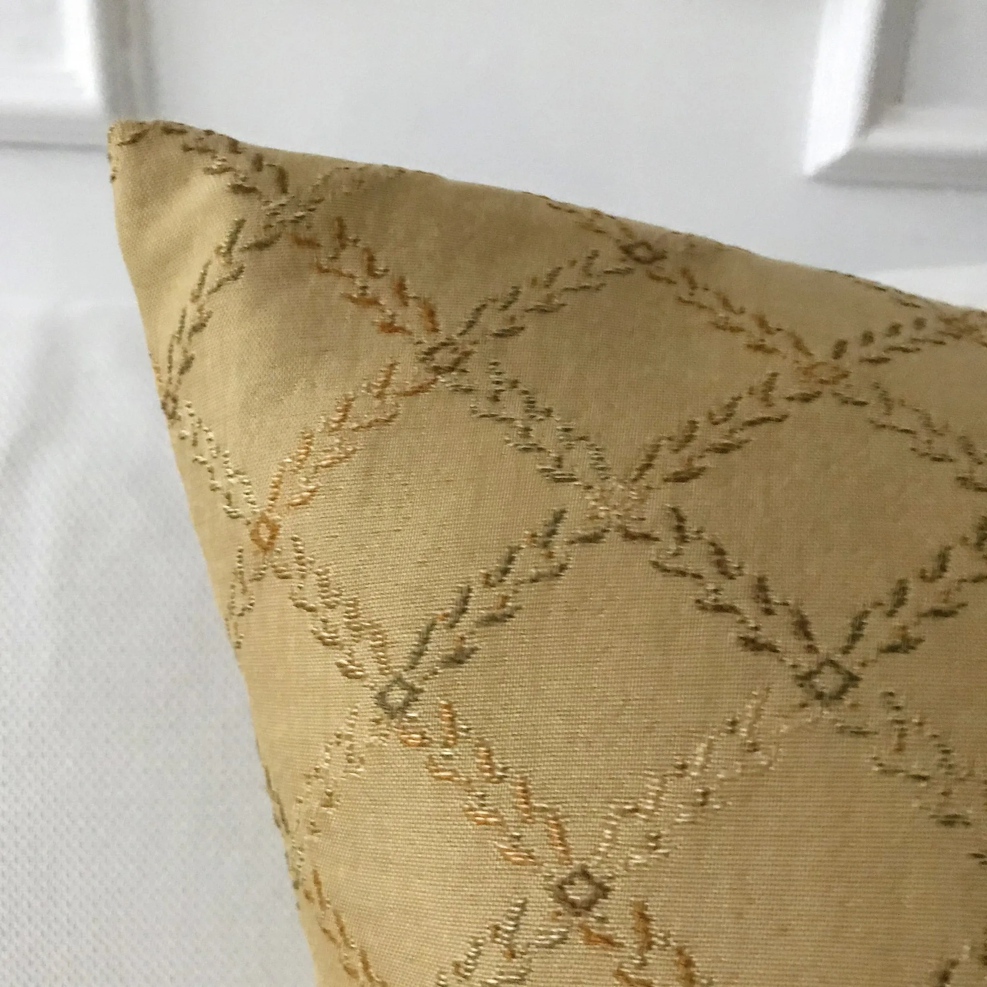 Antique Geometric Euro Sham 27x27