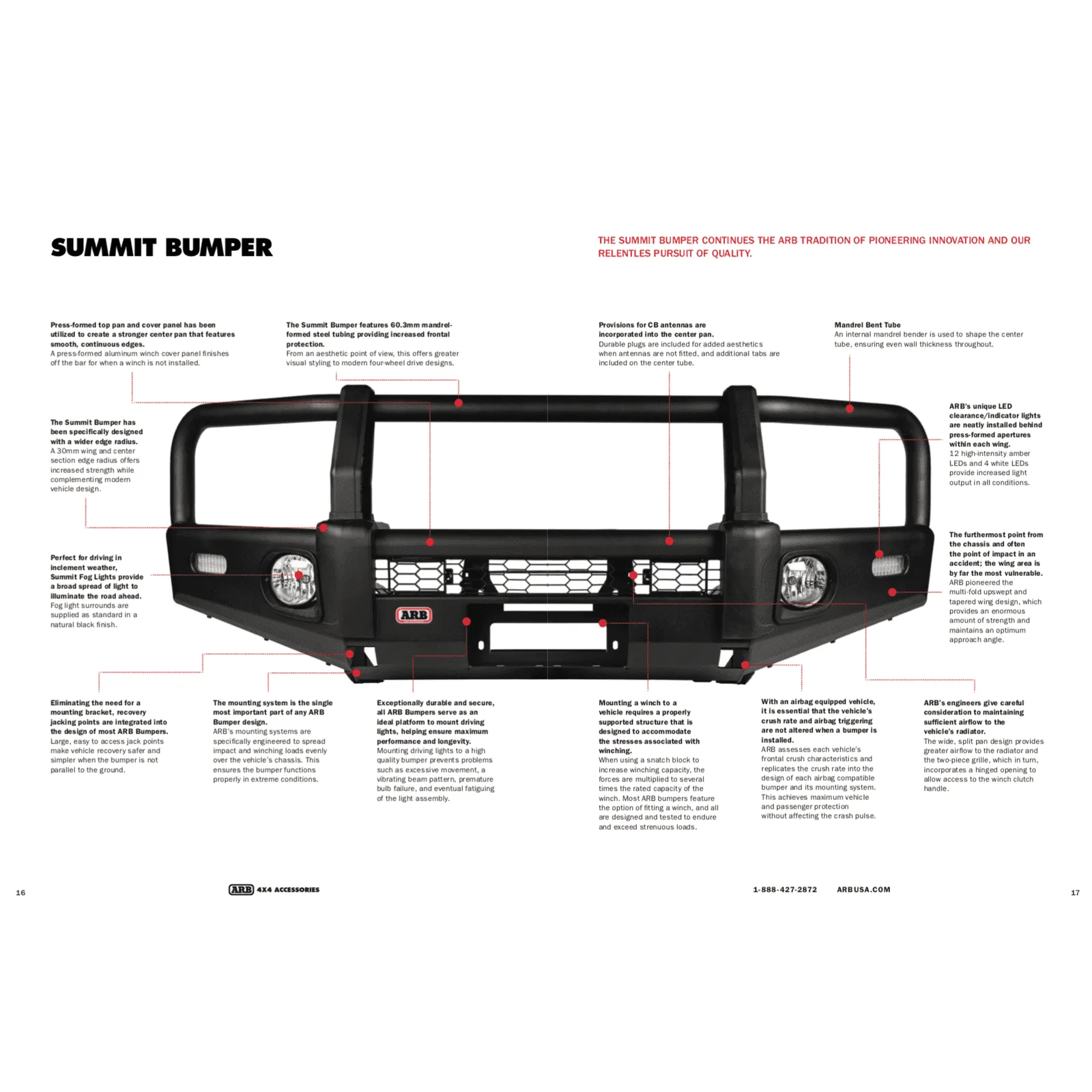 ARB Front Summit Bull Bar for 2016  Toyota Tacoma