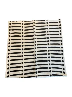 Assorted Mali Euro Pillow Cases Blk/Wht 24'' x 24''