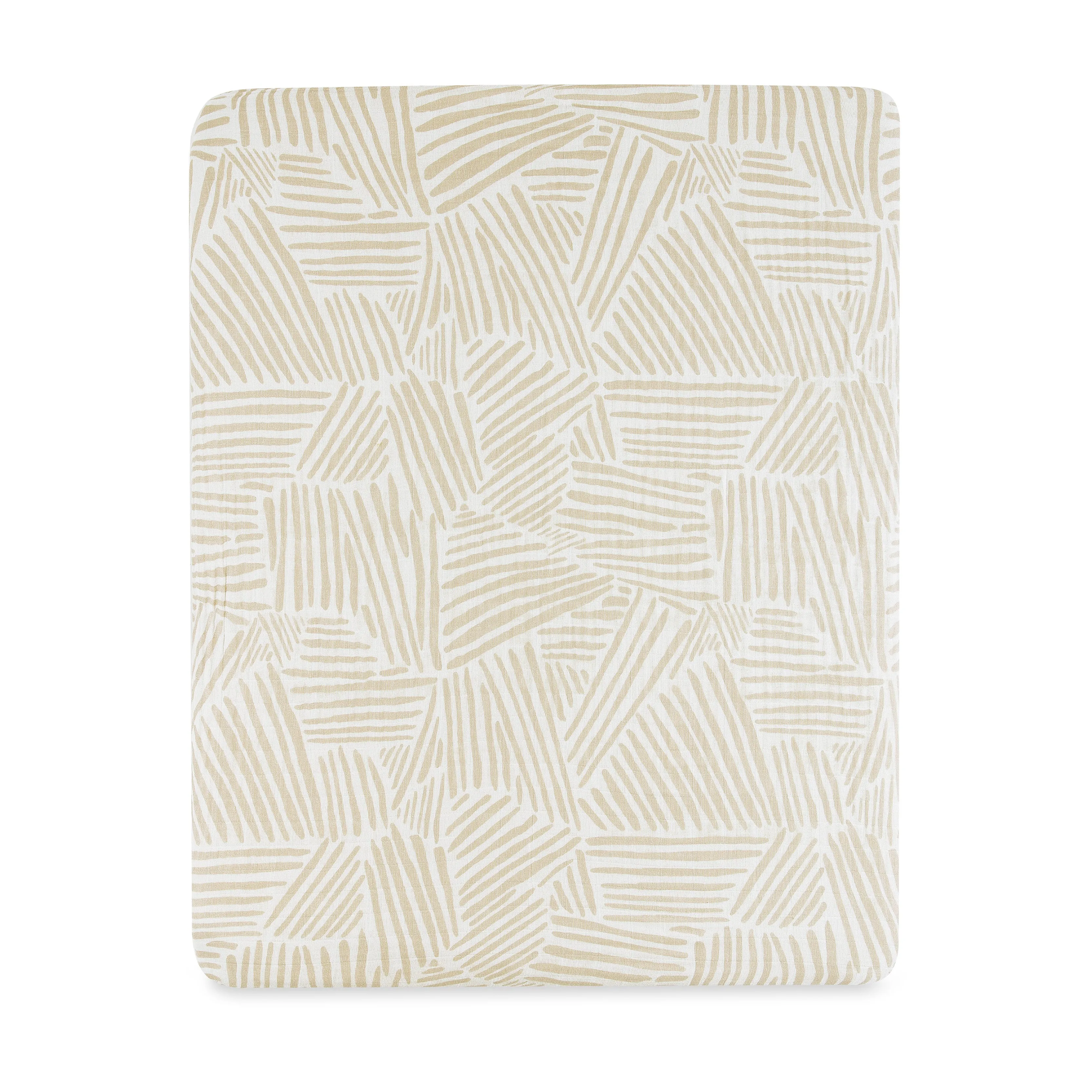 Babyletto All-Stages Midi Crib Sheet in GOTS Certified Organic Muslin Cotton