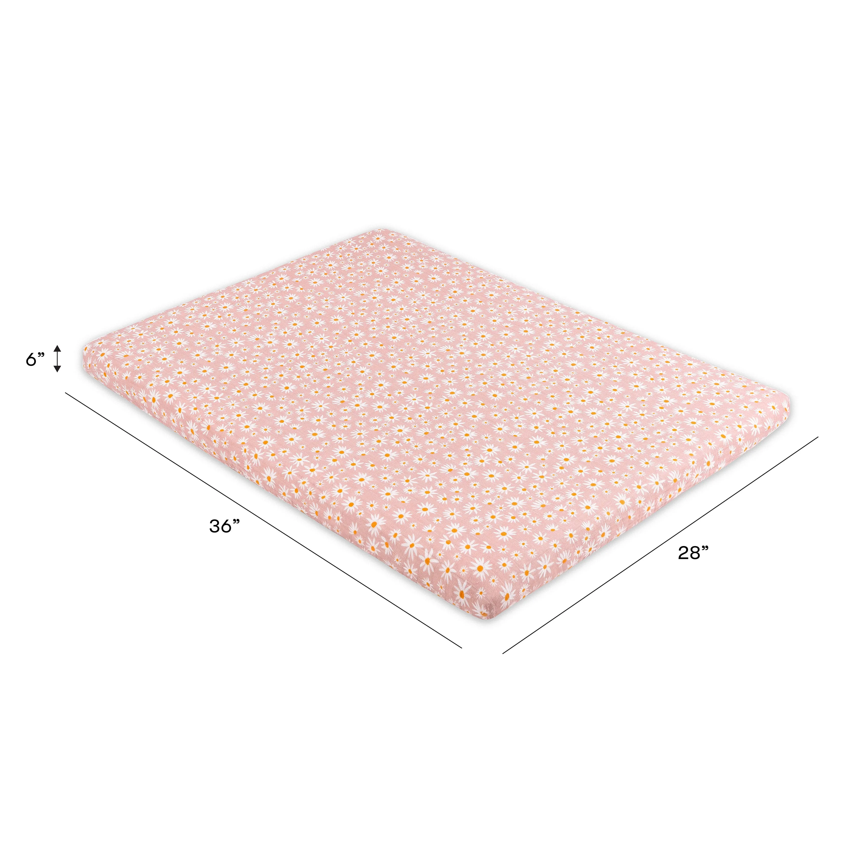 Babyletto All-Stages Midi Crib Sheet in GOTS Certified Organic Muslin Cotton