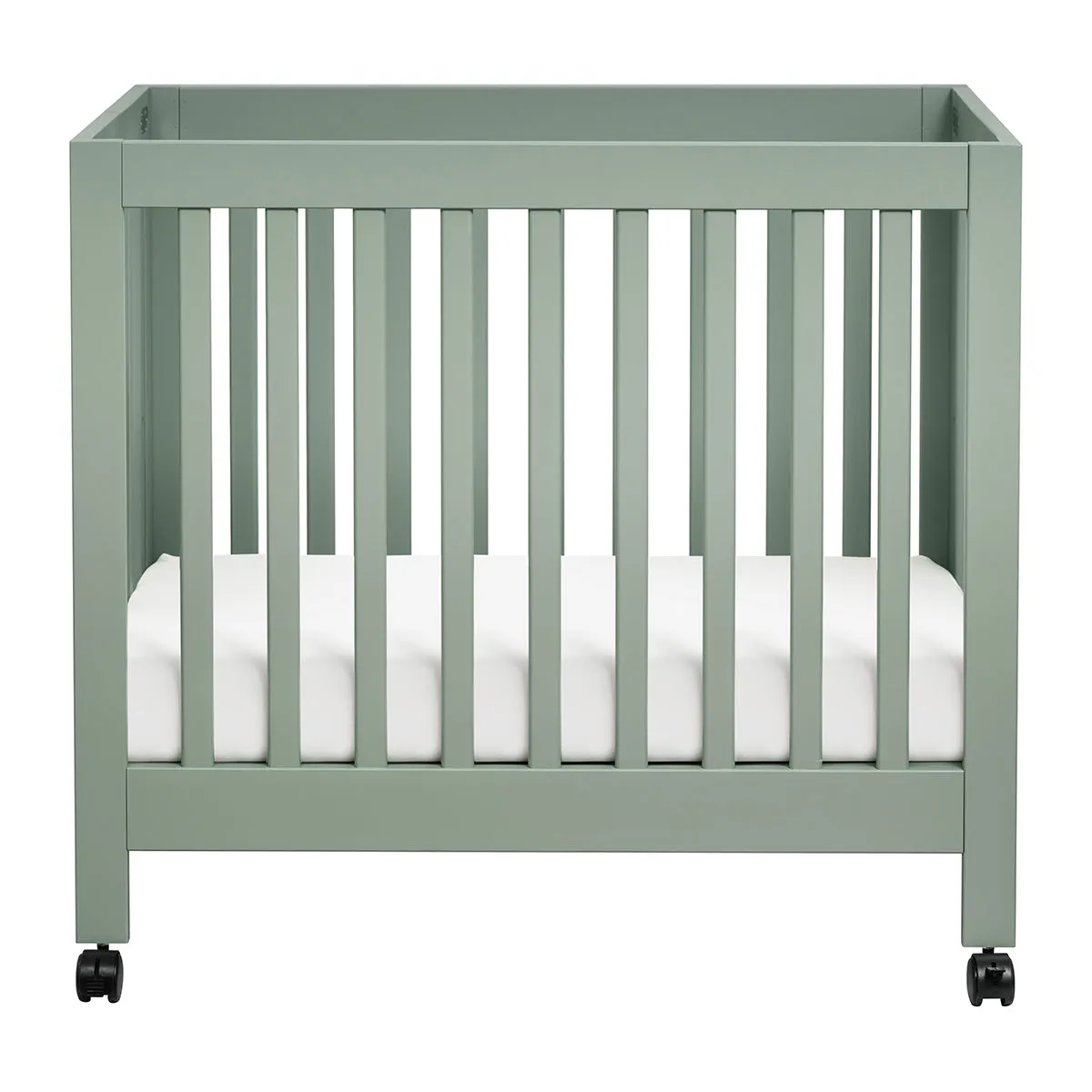 Babyletto Origami Mini Crib - Light Sage