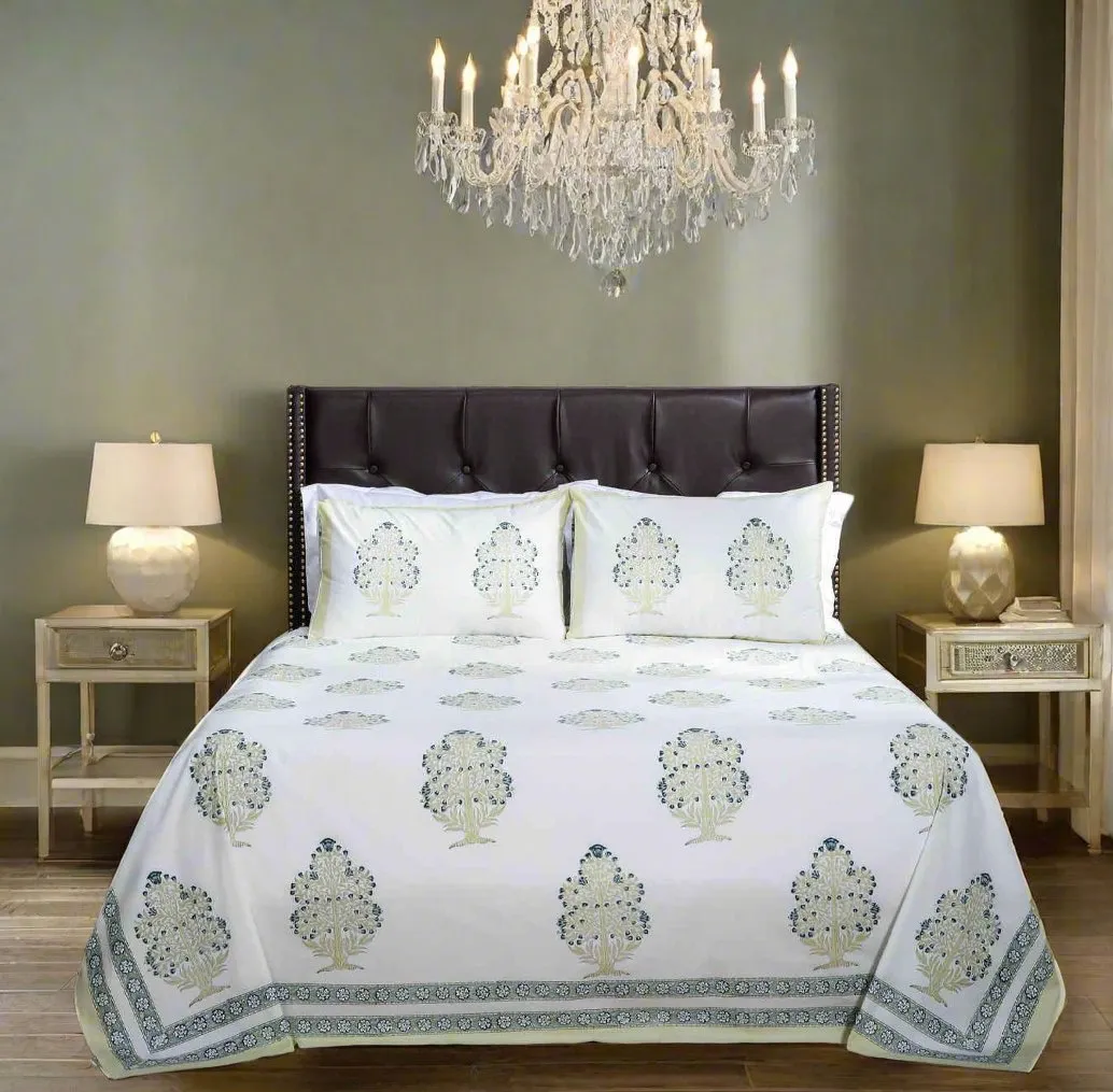 Bagh E Hur Cotton Percale Bedsheet