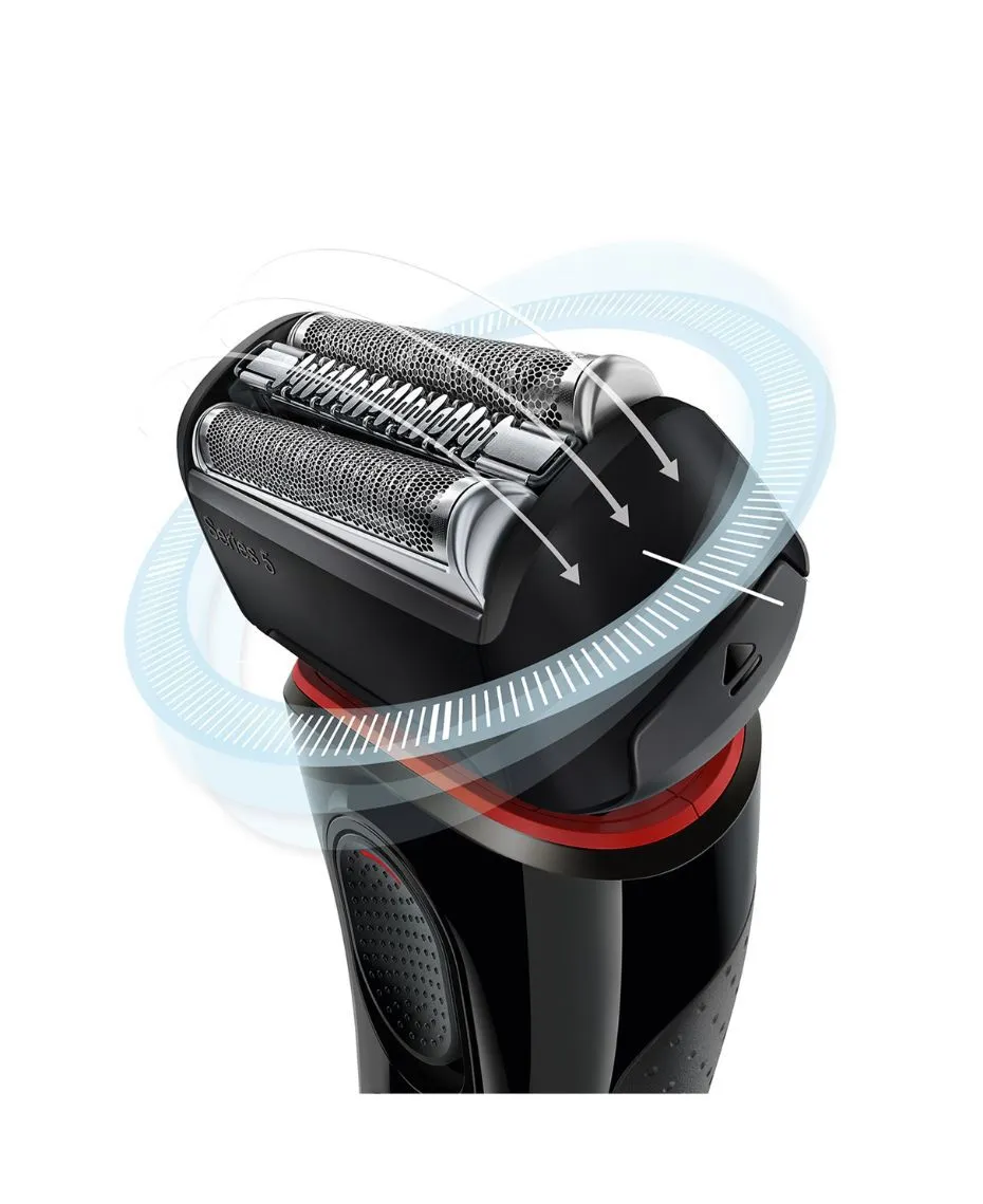 Barun Series 5 Electric Foil Shaver with Pop Up Precision Trimmer & Travel Case