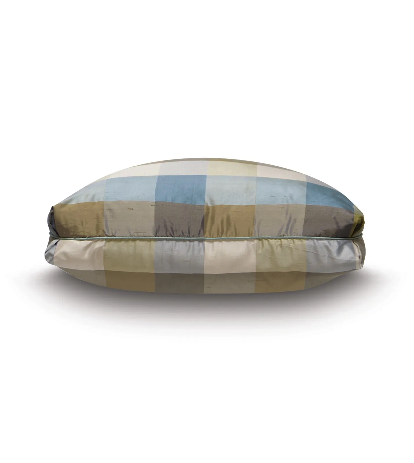 Beckford Silk Plaid Throw Pillow Cover 22x22