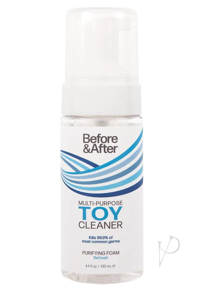 Before and After Foam Toy Cleaner 4.4oz