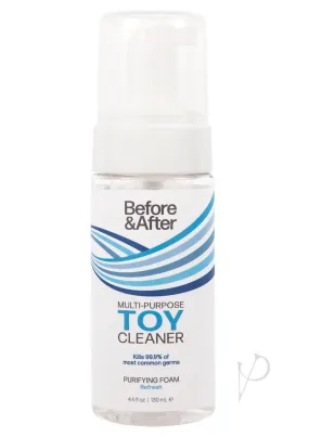 Before and After Foam Toy Cleaner 4.4oz