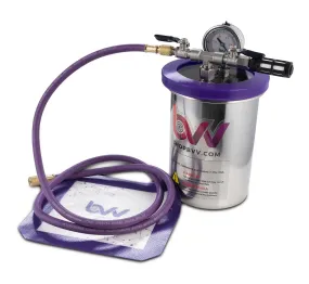 Best Value Vacs 2 Quart Tall Stainless Steel Vacuum Chamber