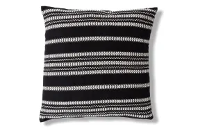 Black Stripe Barcelona Cushion