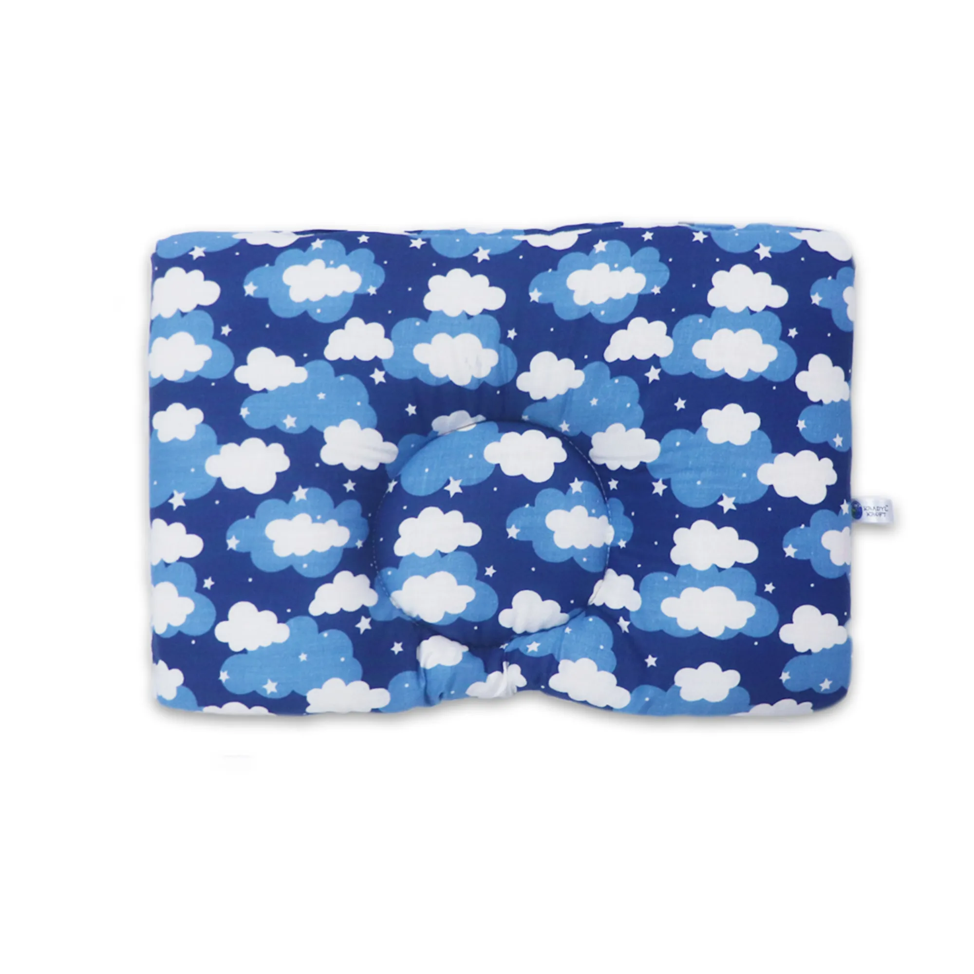 Blue Clouds New Born Pillow | Baby Pillow | Head Shaping Pillow