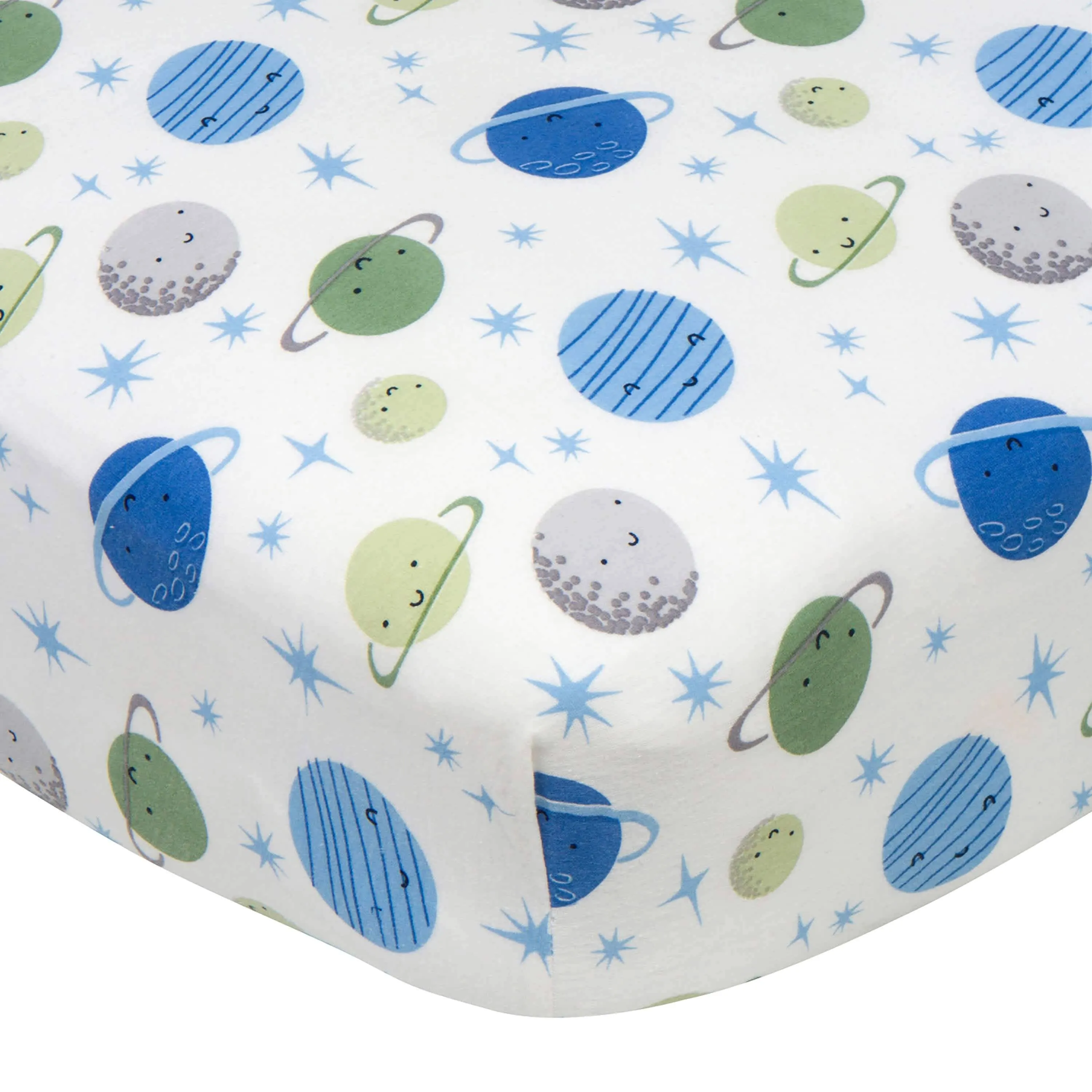 Boys Space Fitted Crib Sheet