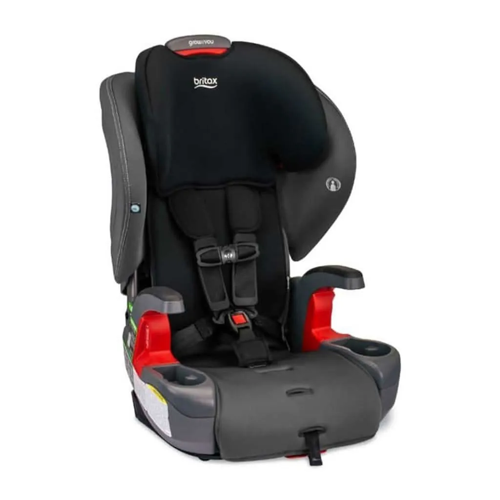 Britax Grow With You Harness-To-Booster Car Seat, Mod Black Safewash