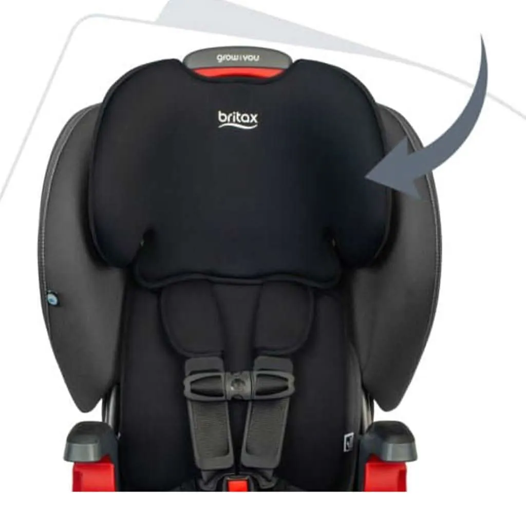 Britax Grow With You Harness-To-Booster Car Seat, Mod Black Safewash