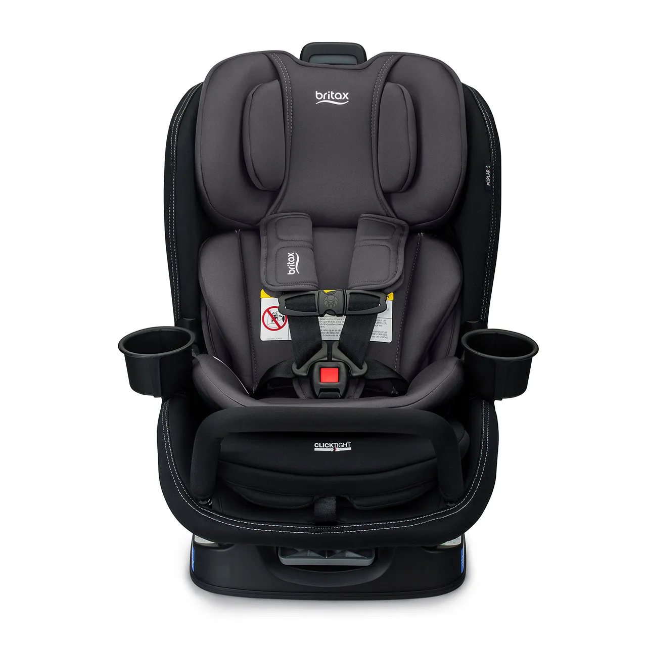 Britax Poplar S Convertible Car Seat - Slim 17" Design ~ Stone Onyx