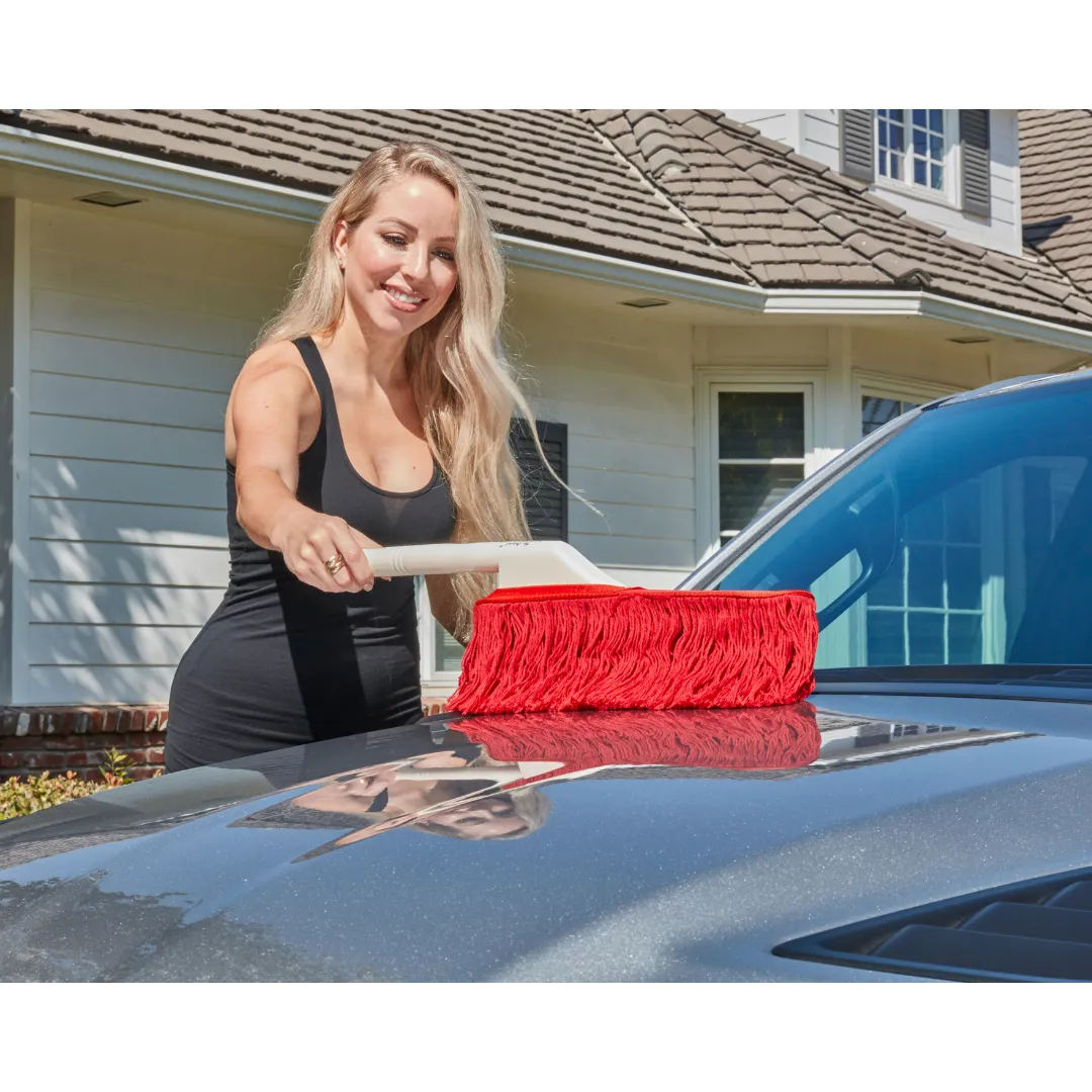 California Car Duster Detailing Kit with Plastic Handle Duster and Mini Duster