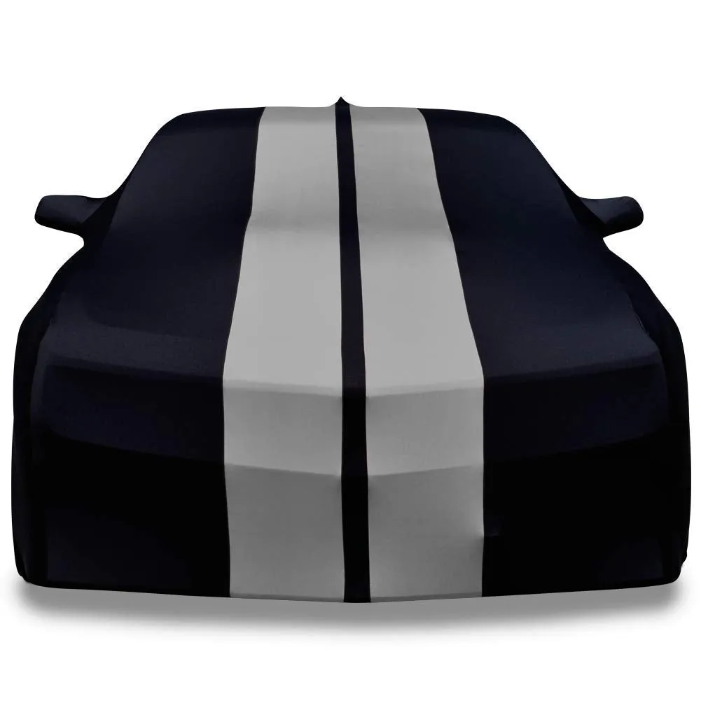 Camaro Ultraguard Stretch Car Cover with Gray Stripes