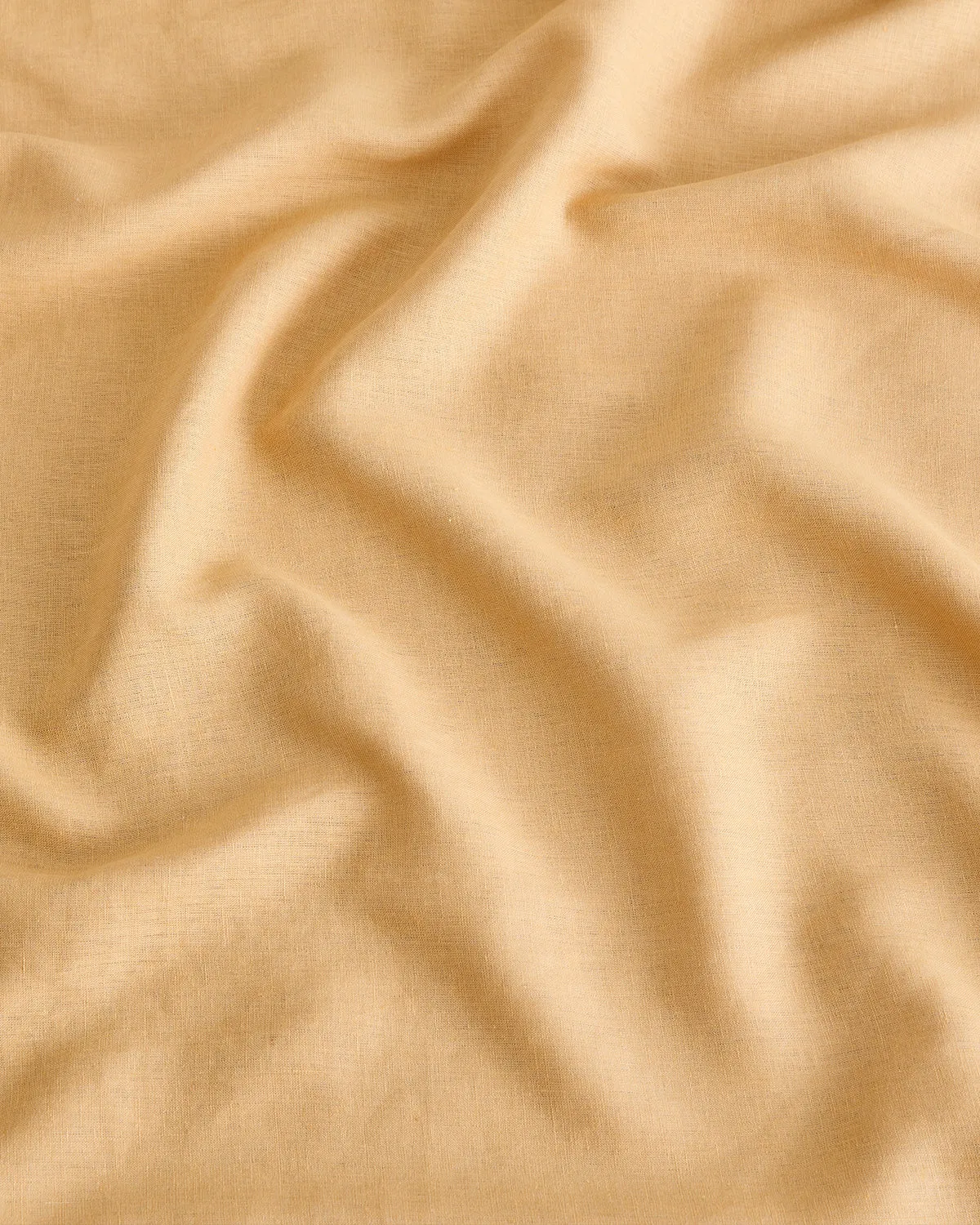 Caramel 100% French Flax Linen Fitted Sheet Set