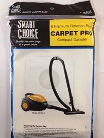 Carpet Pro CPCC1 Canister Vacuum Bag