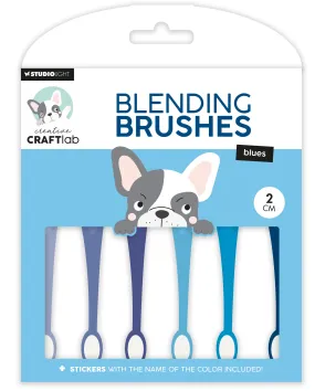 CCL Blending Brushes 2cm Soft Brush Blues Essentials 6 PC