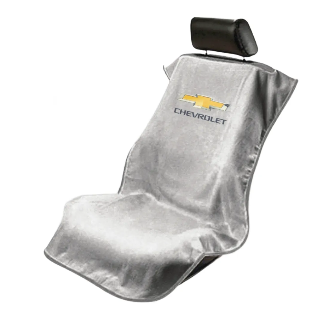 Chevrolet Bowtie Seat Towel - Black, Tan or Grey Seat Cover