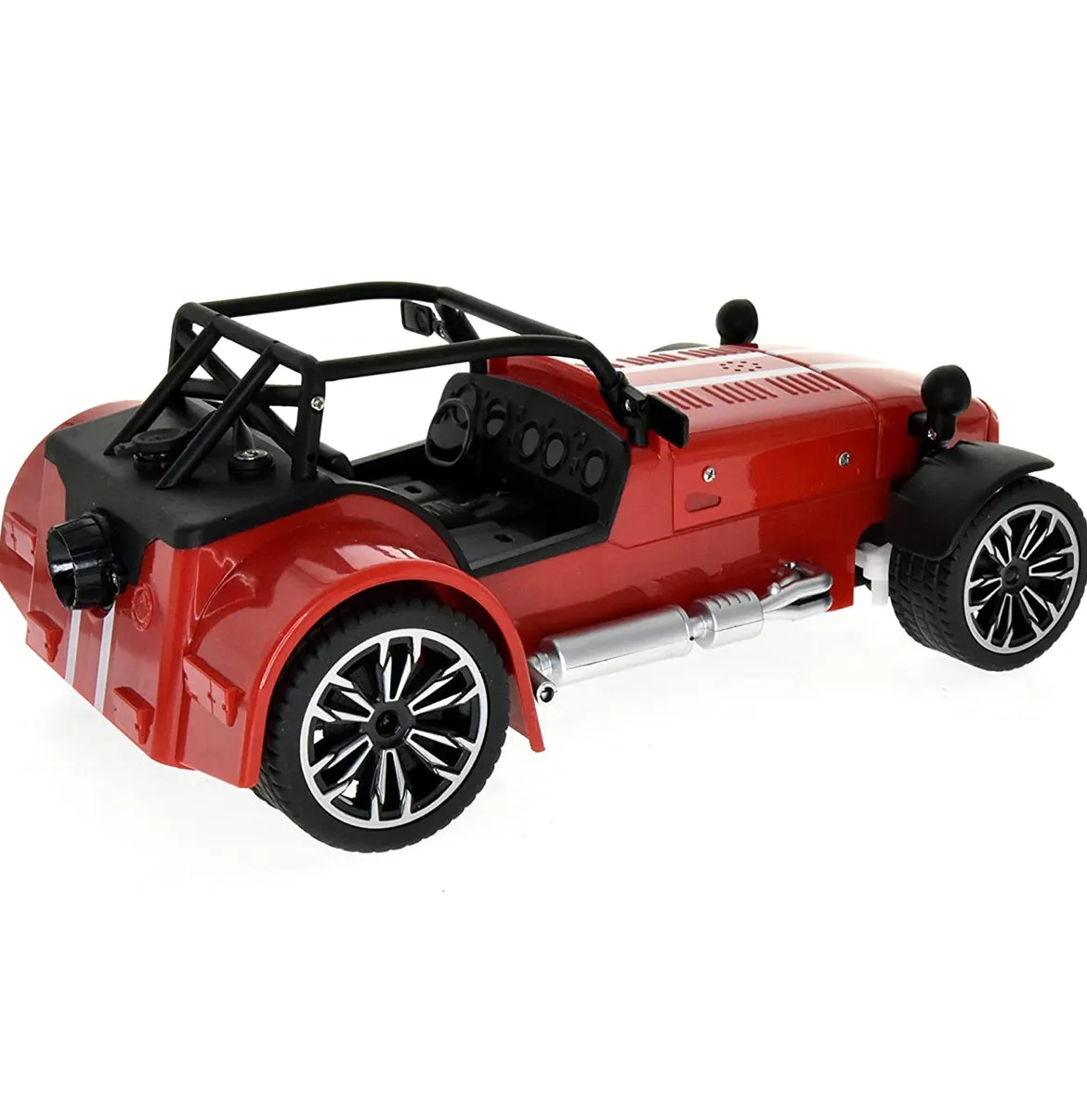 Classic Remote Control Car Rechargeable - Die Cast Body Car Toys for Kids with Mist Spray Racing Car, 1:12 Scale 2.4 GHz Remote Car