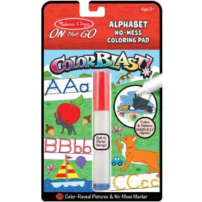 ColorBlast No Mess Coloring Pad Alphabet