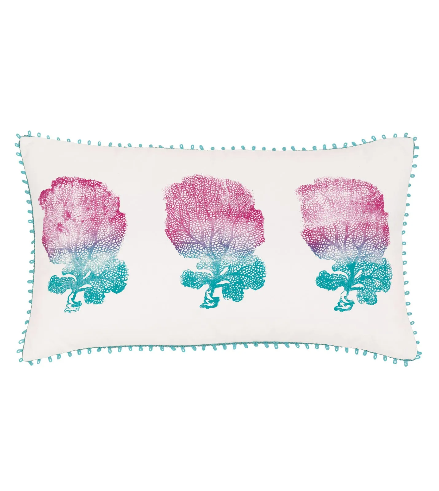 Coral Reef Outdoor Lumbar Pillow Cover 13x22