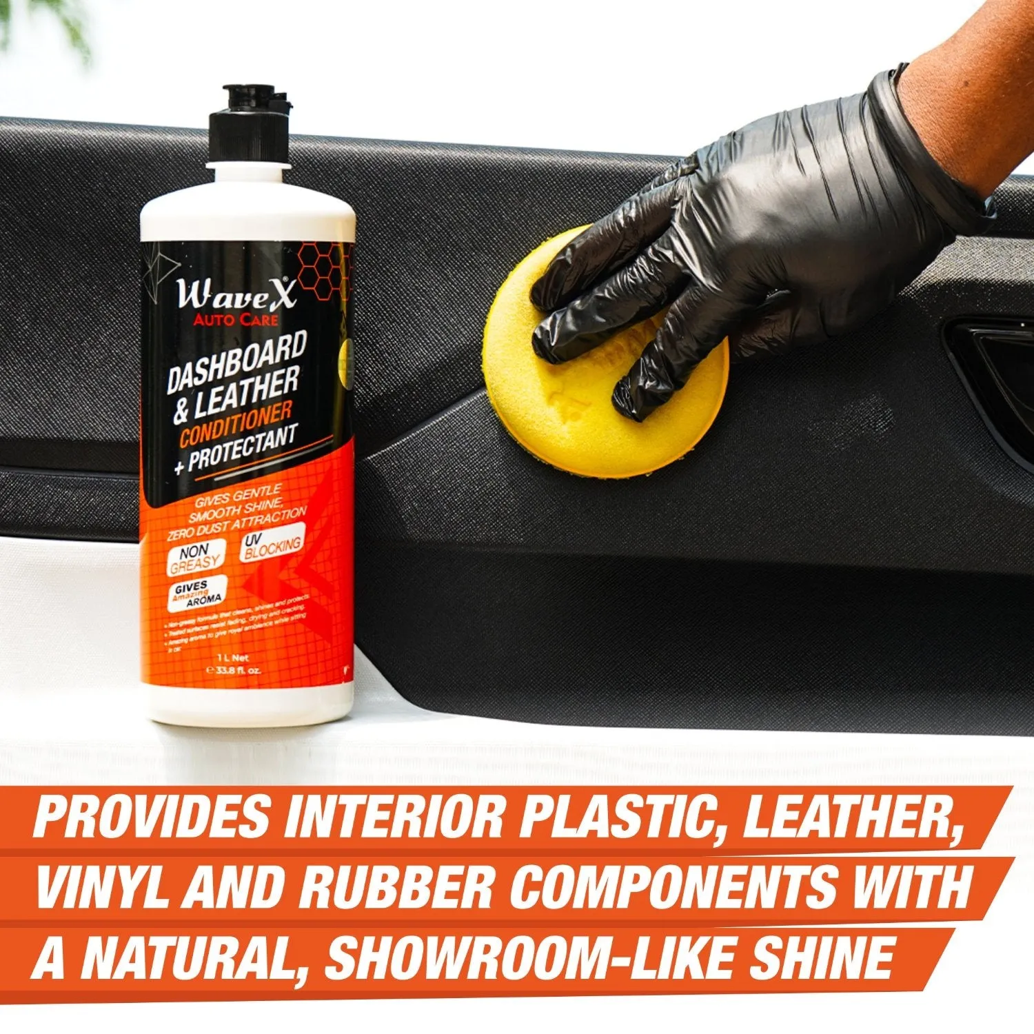 Dashboard Polish and Leather Conditioner   Protectant Car Dashboard Polish | Dashboard Polish that Protects, Shines & Conditions