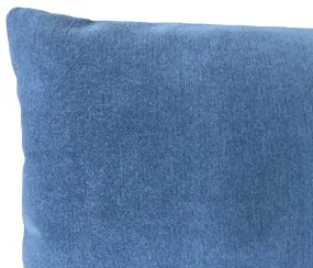 Delft Blue Velvet pillow cover / Solid Blue pillow / Velvet Blue Cushion Cover Available in 10 Sizes